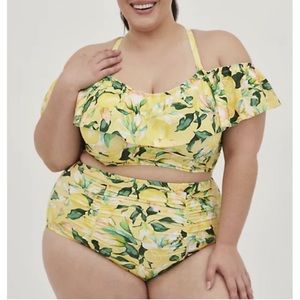 Torrid Lemon bikini top, 3X NWT